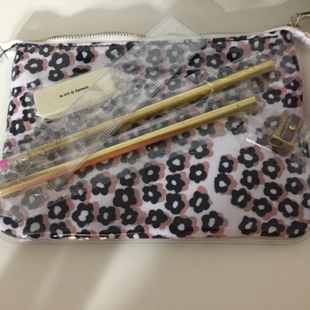 Kate Spade pencil pouch Set, NWT